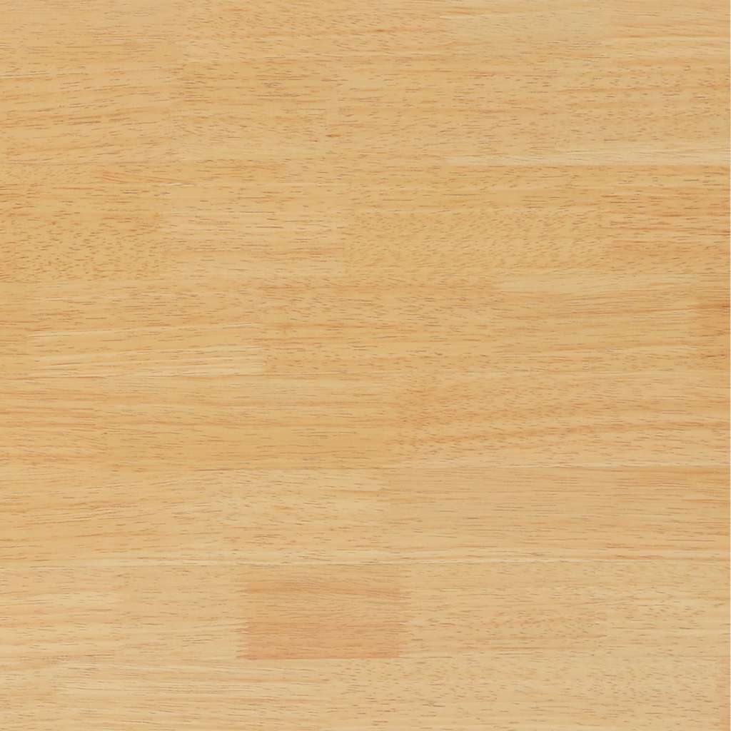 Barhocker mit Kissen 2 Stk. Natur Massivholz Gummibaum