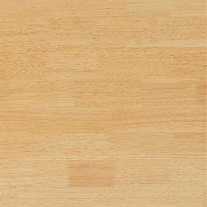 Barhocker mit Kissen 2 Stk. Natur Massivholz Gummibaum