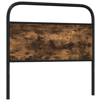 Kopfteil Räuchereiche 107 cm Stahl und Holzwerkstoff