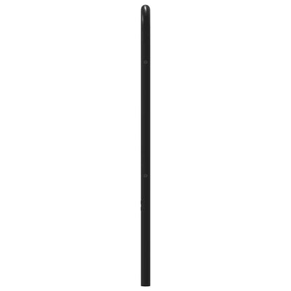 Kopfteil Braun Eichen-Optik 100 cm Stahl und Holzwerkstoff