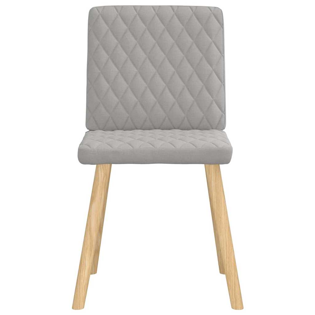 Spisestuestole 4 stk Cloud Grey Stof