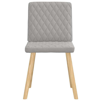 Spisestuestole 4 stk Cloud Grey Stof