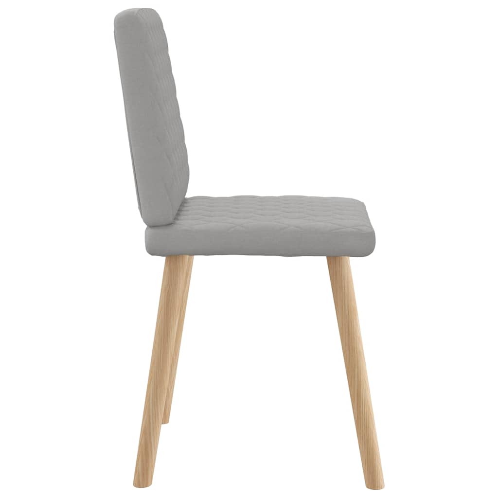 Spisestuestole 4 stk Cloud Grey Stof