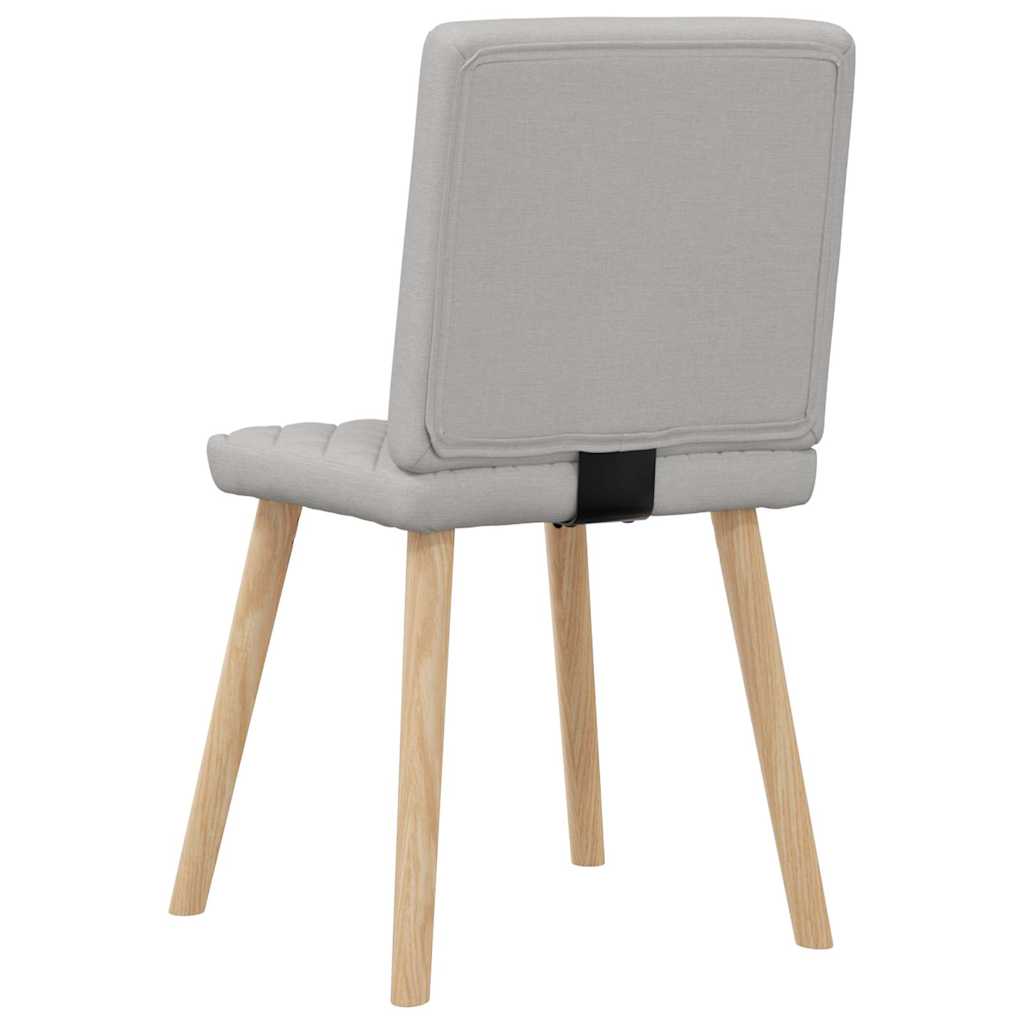 Spisestuestole 4 stk Cloud Grey Stof