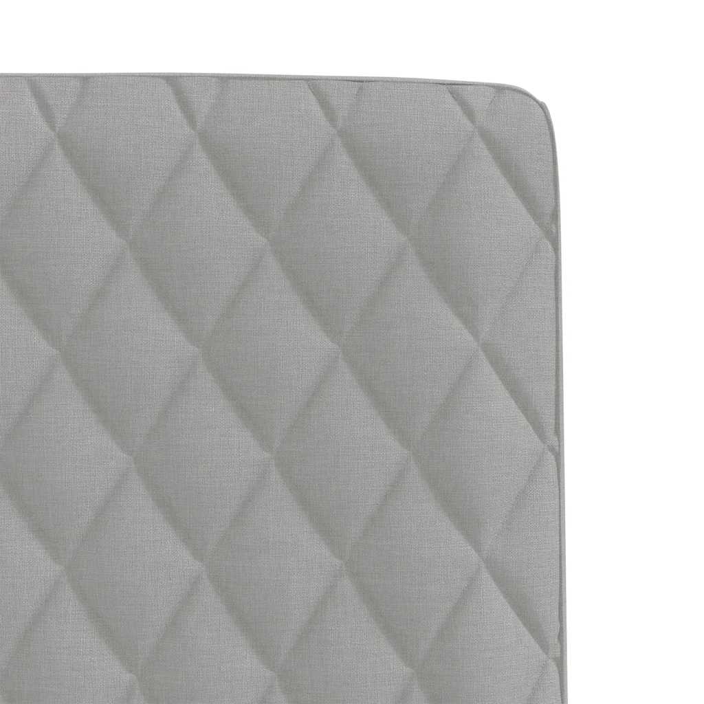 Spisestuestole 4 stk Cloud Grey Stof