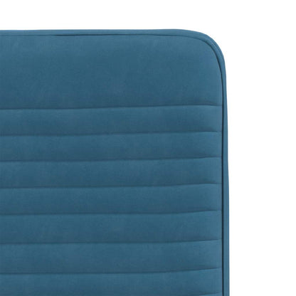 Spisestuestole 4 stk. Blue Velvet