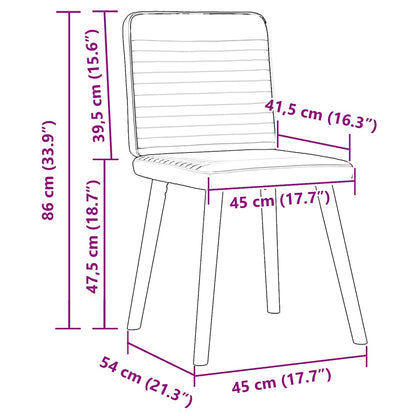 Spisestuestole 4 stk