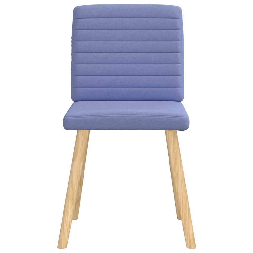 Esszimmerstühle 4 Stk. Jeansblau Stoff