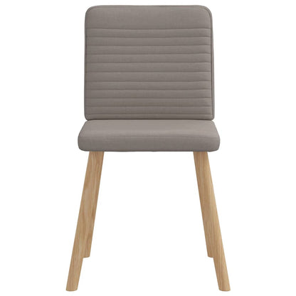 Esszimmerstühle 6 Stk. Taupe Stoff