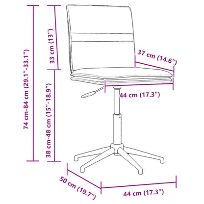 Esszimmerstühle 4 Stk. Creme Samt