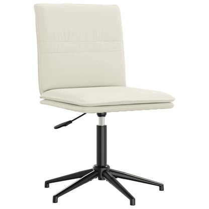 Esszimmerstühle 6 Stk. Creme Samt