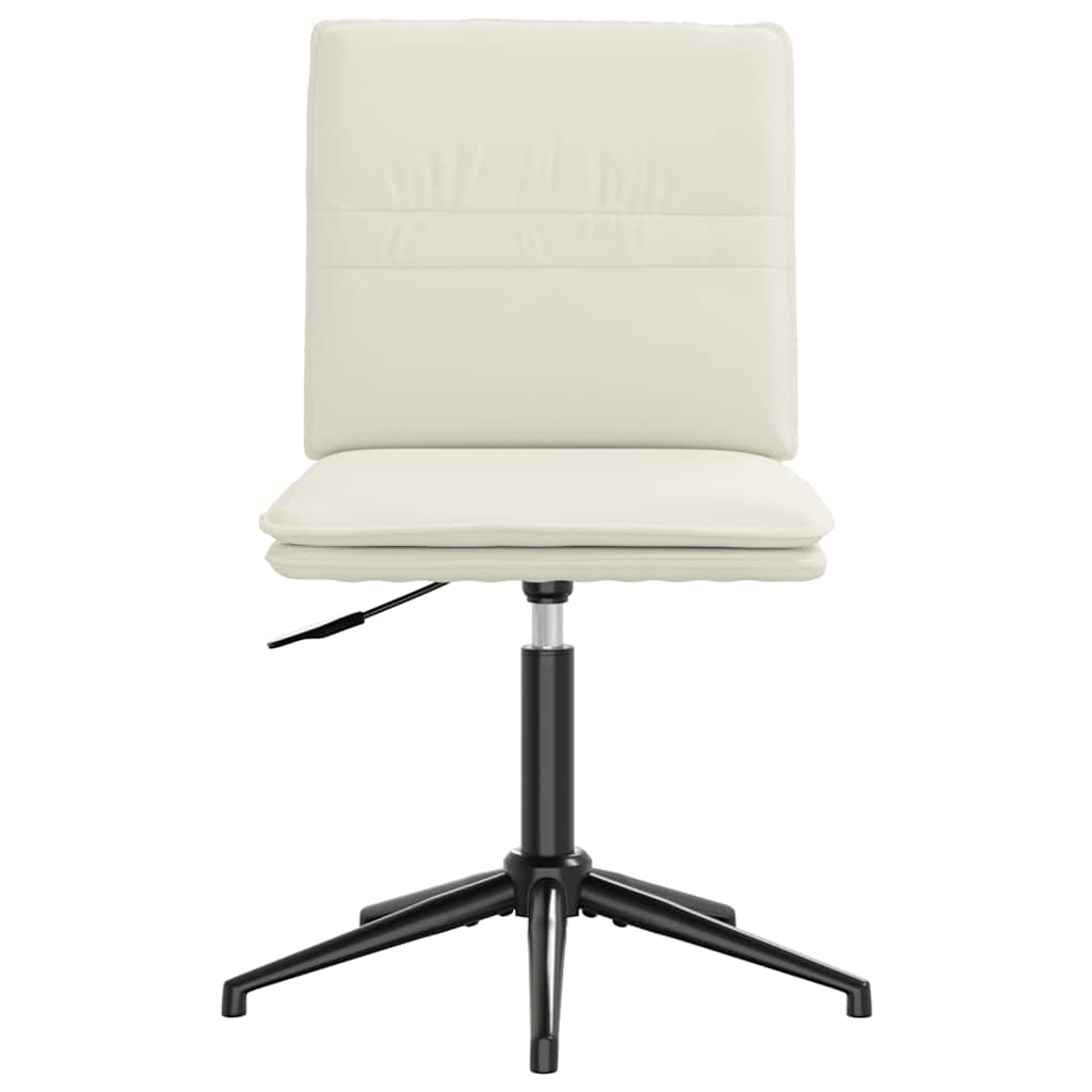 Esszimmerstühle 6 Stk. Creme Samt