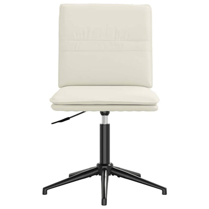 Esszimmerstühle 6 Stk. Creme Samt