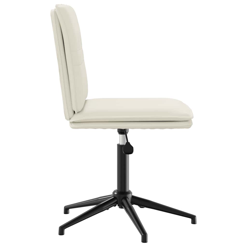 Esszimmerstühle 6 Stk. Creme Samt