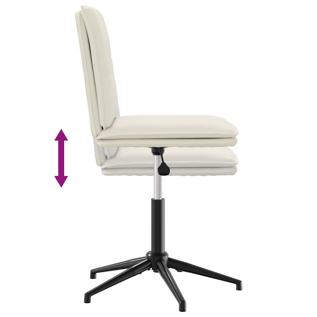 Esszimmerstühle 6 Stk. Creme Samt