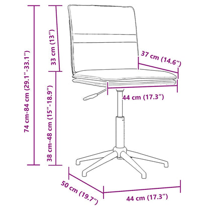 Esszimmerstühle 6 Stk. Creme Samt