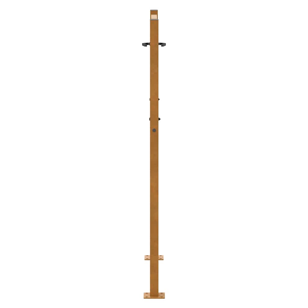 Gartentor 105x130 cm Wetterfester Stahl Lichtdesign