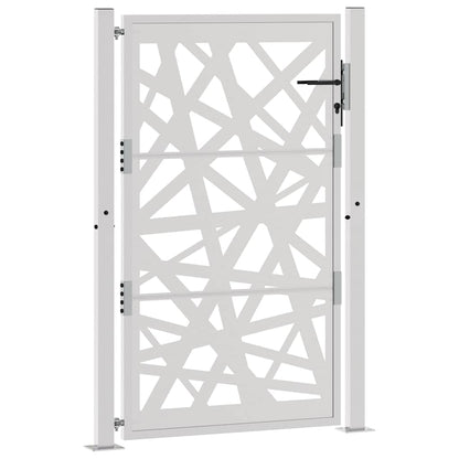 Gartentor 105x155 cm Wetterfester Stahl Lichtdesign