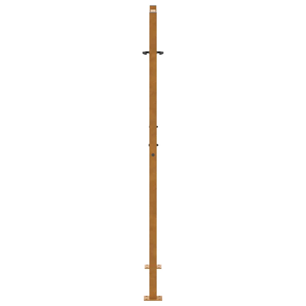 Gartentor 105x155 cm Wetterfester Stahl Lichtdesign