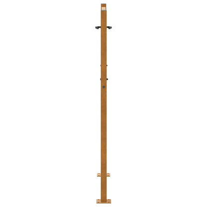 Gartentor 105x130 cm Wetterfester Stahl Blatt-Design