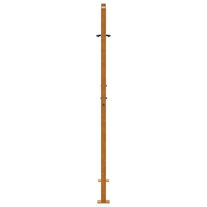 Gartentor 105x155 cm Wetterfester Stahl Blatt-Design