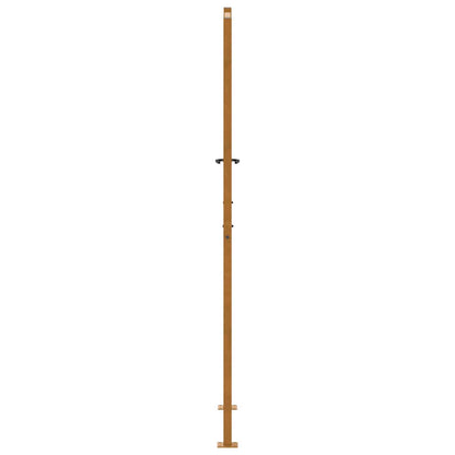 Gartentor 105x205 cm Wetterfester Stahl Blatt-Design