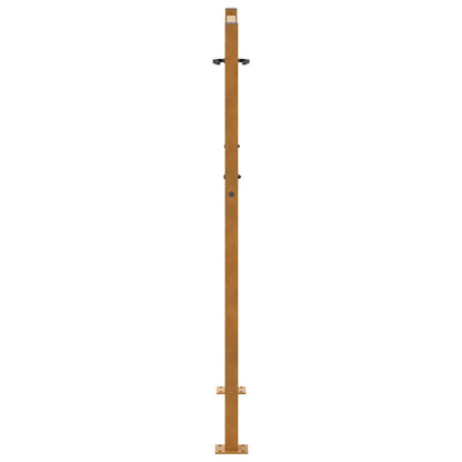 Gartentor 105x130 cm Wetterfester Stahl Wellen-Design