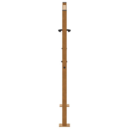 Gartentor 105 x 105 cm Verwitterungsstahl Trace-Design