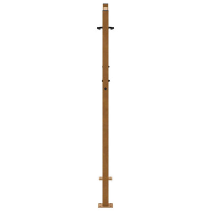 Gartentor 105x130 cm Wetterfester Stahl Flammen-Design