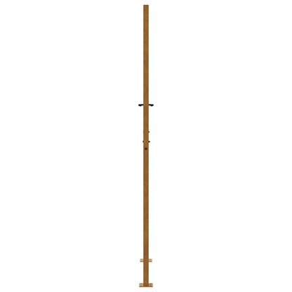 Gartentor 105x205 cm Wetterfester Stahl Flammen-Design