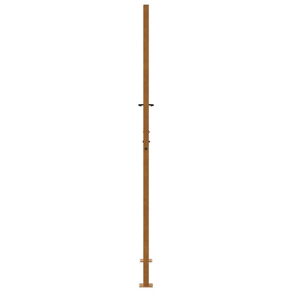 Gartentor 105x205 cm Wetterfester Stahl Kreuz-Design