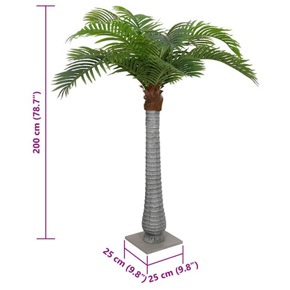 Palme Künstlich 15 Blätter 200 cm Grün