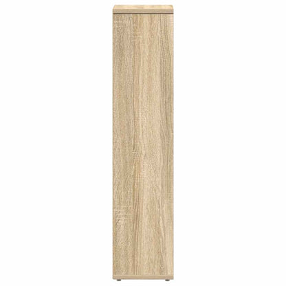 Badezimmerschrank mit Rollenhalter Sonoma-Eiche 20,5x20x90 cm