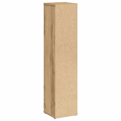 Badezimmerschrank mit Rollenhalter Artisan Oak 20,5x20x90 cm