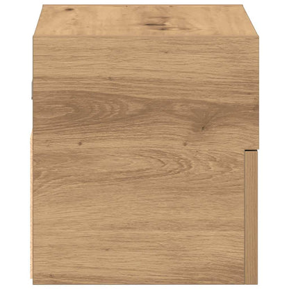 Wand-Nachttische 2 Stk. Artisan-Eiche 45x26x28,5 cm