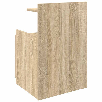 Nachttische 2-tlg. mit 2 Schubladen Sonoma-Eiche 40x36,5x62 cm