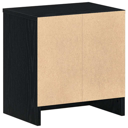 Nachttisch mit Schublade Schwarz 39x28x41 cm
