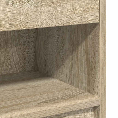 Nachttische 2 Stk. mit Schublade Sonoma-Eiche 39x28x41 cm