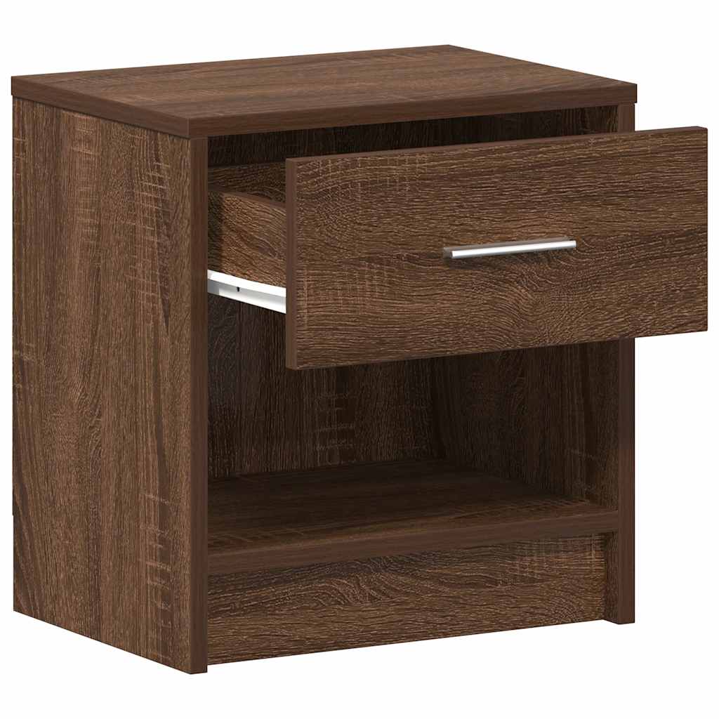 Nachttisch mit Schublade Eichen-Optik 39x28x41 cm