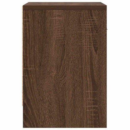 Nachttische 2 Stk. mit Schublade Eichen-Optik 39x28x41 cm