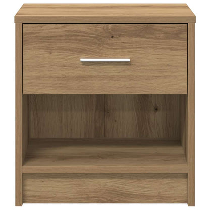 Nachttische 2 Stk. mit Schublade Artisan-Eiche 39x28x41 cm