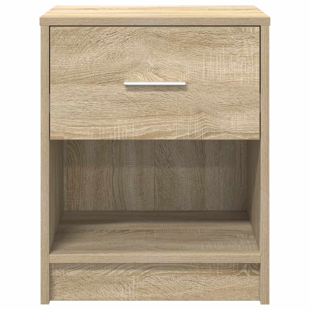 Nachttische 2 Stk. mit Schublade Sonoma-Eiche 40x34x50 cm