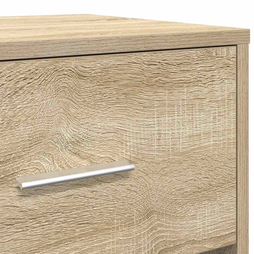 Nachttische 2 Stk. mit Schublade Sonoma-Eiche 40x34x50 cm