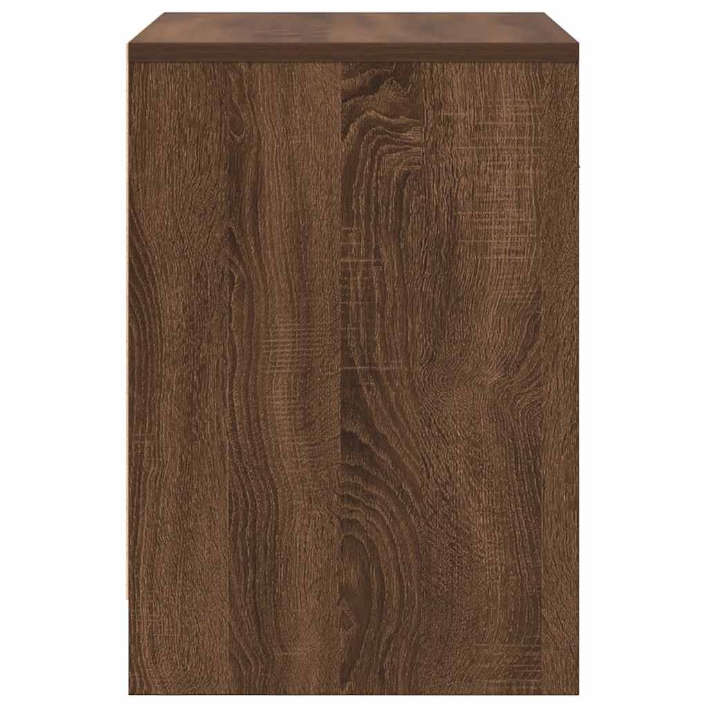 Nachttisch mit Schublade Eichen-Optik 40x34x50 cm