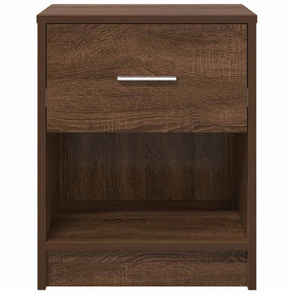 Nachttische 2 Stk. mit Schublade Eichen-Optik 40x34x50 cm