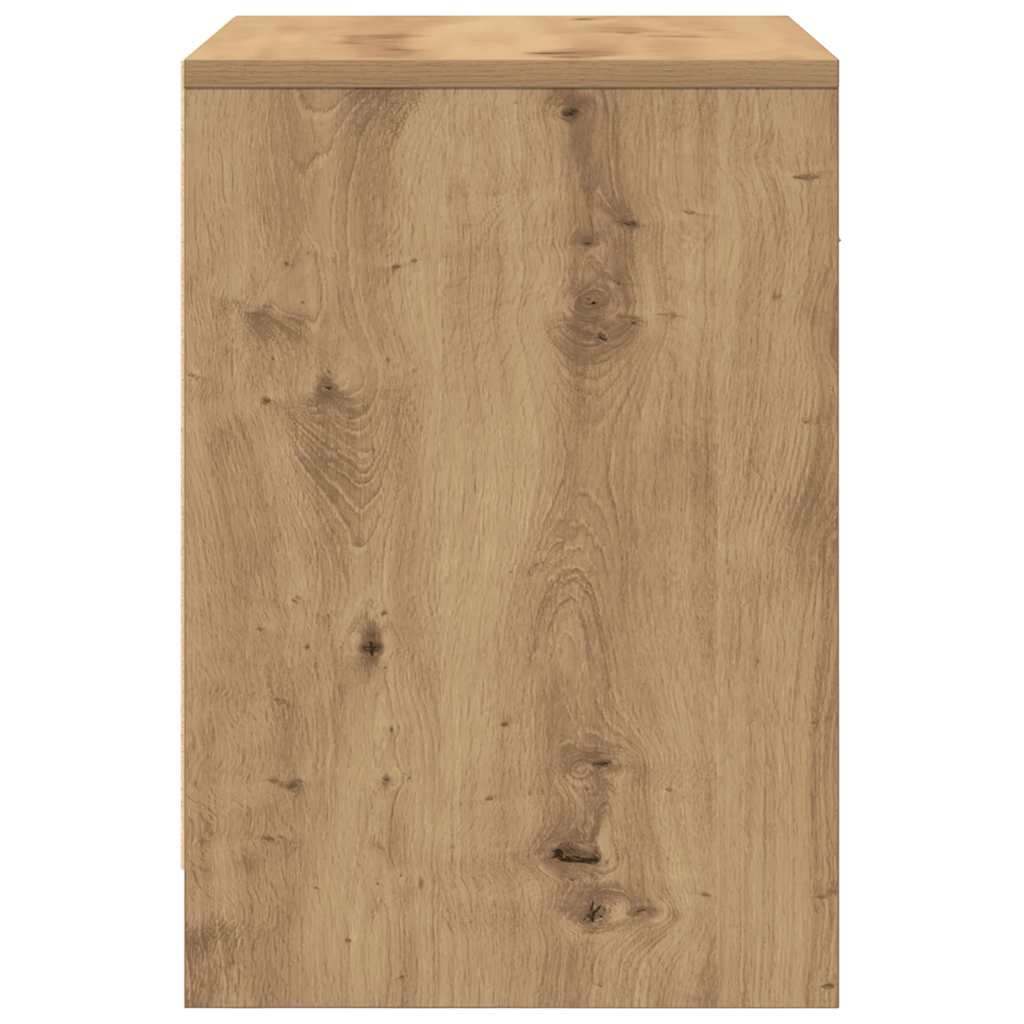 Nachttisch mit Schublade Artisan-Eiche 40x34x50 cm