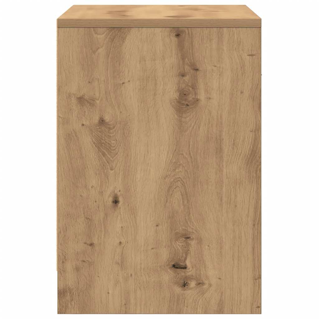 Nachttische 2 Stk. mit Schublade Artisan-Eiche 40x34x50 cm