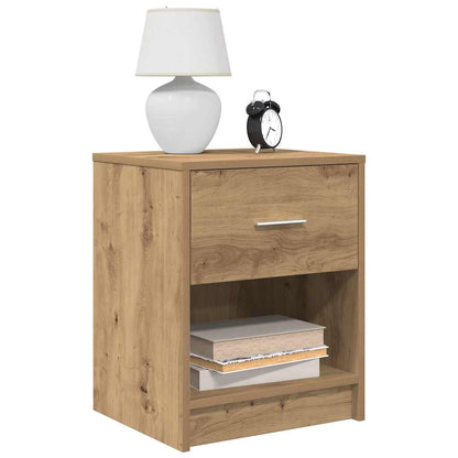 Nachttische 2 Stk. mit Schublade Artisan-Eiche 40x34x50 cm