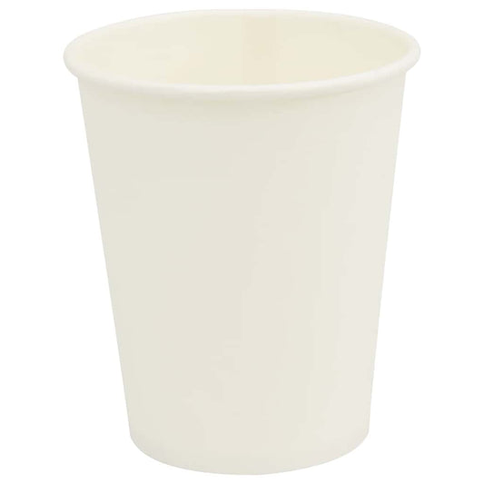 Pappbecher 1000 Stk. 8oz 200ml Weiß