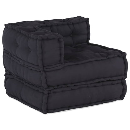 Pouf Modular Anthrazit 70x70x54 cm Stoff